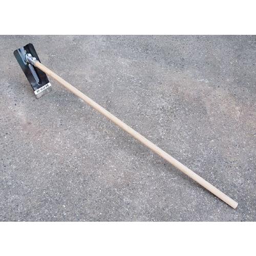 津山型 平鍬 ハガネ付 1350mm柄 #N6007