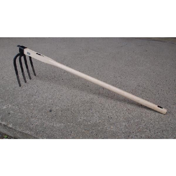 四本爪備中鍬 大型 1050ミリ柄 N201