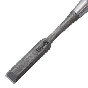 追入鑿 ハイス鋼 赤樫柄 15mm 大工道具 鑿 のみ ノミ : ほんまもん