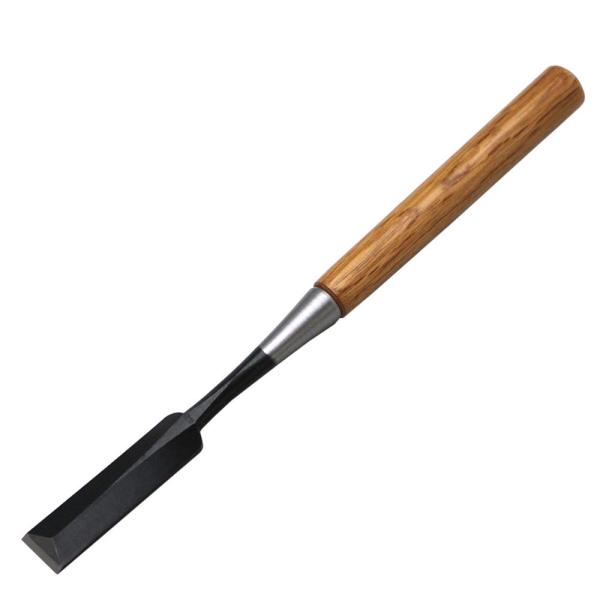 播州三木 のみ勝 埋木木成鑿 赤樫柄 八分(24ミリ) 全長約350mm 大工道具 のみ ノミ