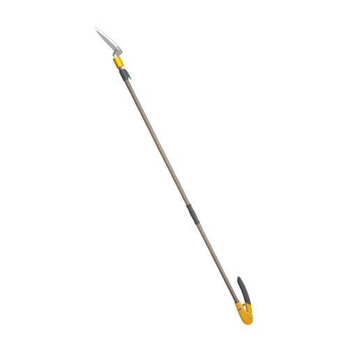 ムサシ すご腕プッシュカット 2段式高枝鋏 No.525 高枝切りバサミ