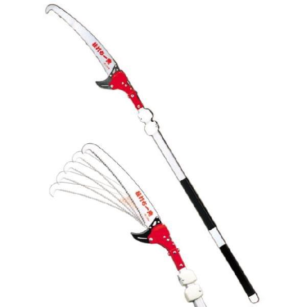 枝打ち一発 6.5m(N-763)枝打ち鋸 7段階 ニシガキ