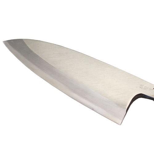 島谷 出刃包丁 左利き用 150mm 安来鋼 白鋼 霞研ぎ 本格鍛造 和包丁