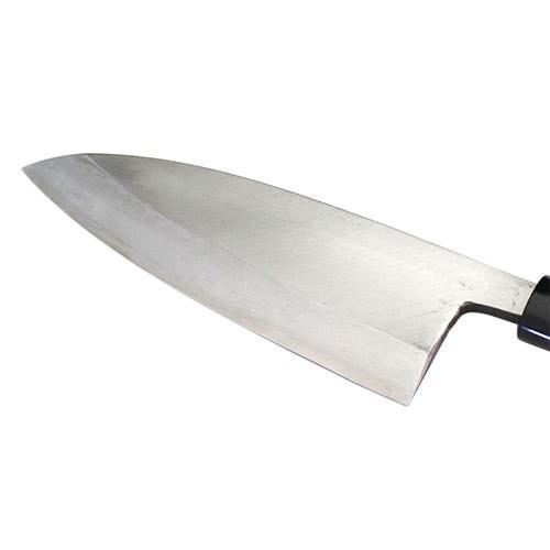 島谷 出刃包丁 左利き用 210mm 安来鋼 白鋼 霞研ぎ 本格鍛造 和包丁