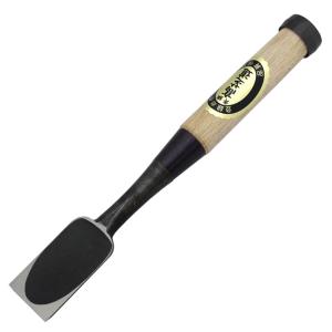 大内鑿 中叩鑿 白樫芯持柄付 寸2(36mm)【95〜00年 アウトレット／在庫