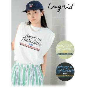 (GWセール50%OFF&amp;PT5) Ungrid  アングリッド  ヴィンテージロゴノースリトップス...