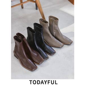 TODAYFUL  トゥデイフル Stretch Leather Boots 21秋冬.3  12021029 ブーツ