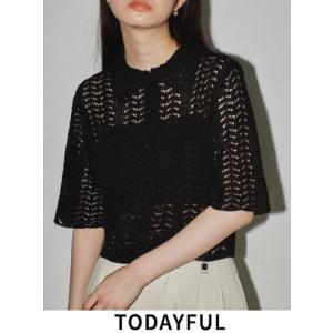 TODAYFUL  トゥデイフル Lace Knit Shirts ★  24春夏 12210503 シャツ・ブラウス｜hearty-select