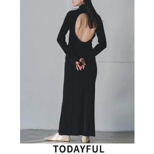 Vneck Slit Dress トゥデイフル TODAYFUL TODAYFUL(トゥデイフル）Vneck Slit Dress 即日発送