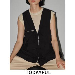 TODAYFUL  トゥデイフル  Nylon Pocket Vest ★  24春夏 12410104｜hearty-select