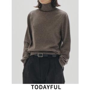 (PT5倍~5/30) TODAYFUL  トゥデイフル  Wool Cashmere Turtle Knit★  24秋冬.予約 12420518 入荷予定 : 11月中旬〜｜hearty-select