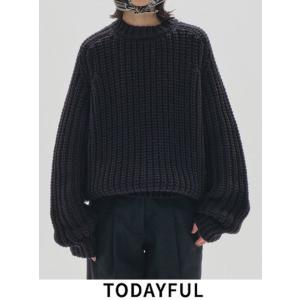 (PT5倍~5/30) TODAYFUL  トゥデイフル  Lowgauge Knit Pullover★  24秋冬.予約 12420521 入荷予定 : 12月中旬〜｜hearty-select