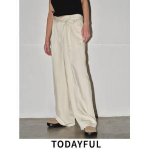 TODAYFUL/トゥデイフル  Asymmetry Twill Trousers★  24秋冬予約 12420708 入荷予定 : 7月下旬〜｜hearty-select