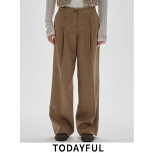 (セール40%OFF) TODAYFUL / トゥデイフル  Lowwaist Wool Trous...