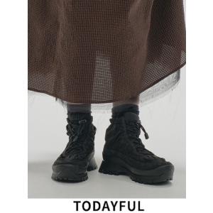 TODAYFUL  トゥデイフル  Vibramsole Drawstring Sneakers★  24秋冬.予約 12421023 入荷予定 : 11月中旬〜｜hearty-select