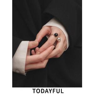 TODAYFUL / トゥデイフル  Double Ball Ring  Silver925★  2...