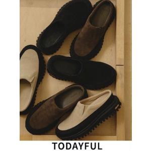 TODAYFUL  トゥデイフル  Vibramsole Leather Sabot★ 26秋冬予約...