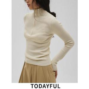 TODAYFUL トゥデイフル 2026springsummer トップス Halfzip Rib Knit