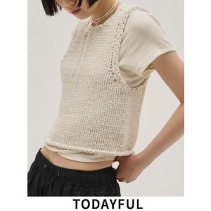 TODAYFUL 即日発送/TODAYFUL トゥデイフル 2way Sheer Knittops