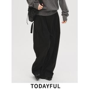 TODAYFUL トゥデイフル Doubletuck Twill Trousers☆ 26秋冬 12310722