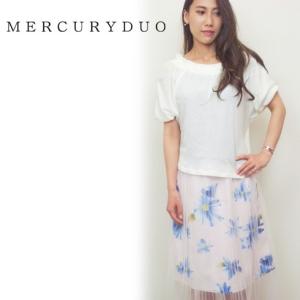 60%OFF MERCURYDUO マーキュリーデュオ ドライタッチオフショルカットソー 16春夏. 1620600101 カットソーレディース｜hearty-select