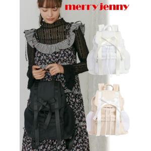 merry jenny / メリージェニー リボンバックパック  24春夏.予約 282421902101 入荷予定 : 5月中旬〜(11%OFF&PT5倍)｜hearty-select