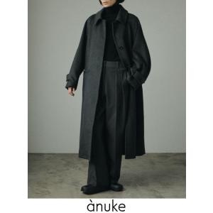 anuke / アンヌーク Wool Soutiencollar Coat  24秋冬予約 62420005 入荷予定 : 11月中旬〜｜hearty-select
