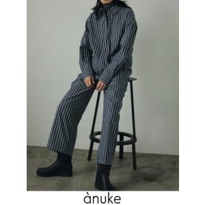 (PT5倍~6/2) anuke / アンヌーク Stripe Combinaison  24秋冬予約 62420307 入荷予定 : 8月中旬〜｜hearty-select