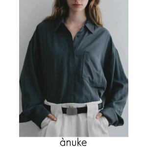anuke＊トップス anuke（アンヌーク） 即日発送/anuke Sheerborder Knit Shirts