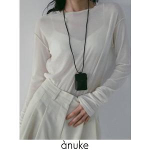 anuke（アンヌーク） anuke 2026Prefall トップス Gather Compact Tops