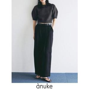anuke アンヌーク ANUKE (アンヌーク）Tuck Twill Pants 即日発送 : RAPTURE - 通販