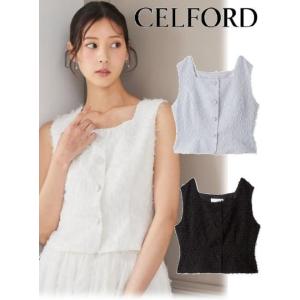 CELFORD（セルフォード） ツイードライクカットソージャケット 24春夏