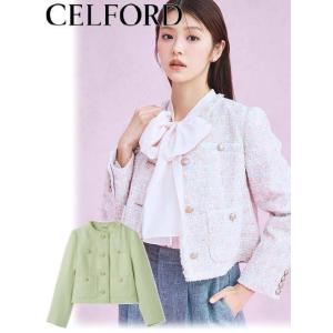 CELFORD（セルフォード） ツイードライクカットソージャケット 24春夏