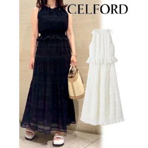 CELFORD ファートリムペプラムニットプルオーバー 36 CELFORD（セルフォード）の「ファートリムペプラムニットプル