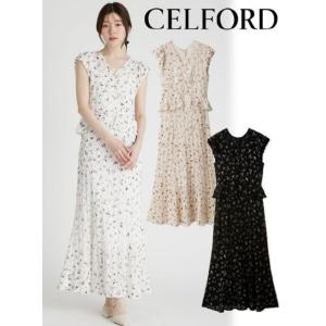 CELFORD / セルフォード ピグメントフラワーワンピース  25秋冬 CWFO254082  ...
