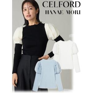 (期間限定25%OFF) CELFORD / セルフォード HMコラボプリーツスリーブニットプルオーバー  24春夏 CWNT241042 24sp｜hearty-select