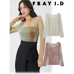 (GW限定20%OFF) FRAY I.D / フレイアイディー バックオープンシアーカットソー  24春夏 FWCT241117｜hearty-select