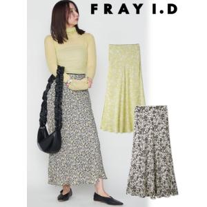 FRAY I.D / フレイアイディー フラワーマルチプリントナロースカート  24春夏 FWFS2...