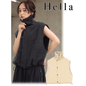 Hella ヘラ  OOL HIGHNECK VEST  24秋冬予約 h243-03 入荷予定 :...