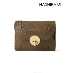 (10%OFF) HASHIBAMI / ハシバミ ラウンド 3つ折り財布 MOCHA)  Ha-1711-453-24 財布