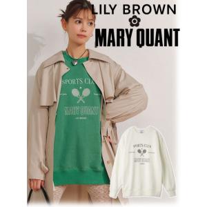 Lily Brown /リリーブラウン MARY QUANT ルーズスウェット  24春夏 LWCT241121 (8%OFF&PT5倍)｜hearty-select
