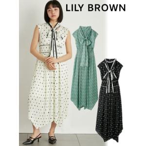 Lily Brown/リリーブラウン クラシカル2WAYボウタイワンピース  24春夏 LWFO24...