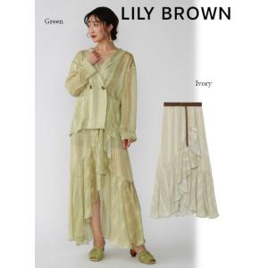 Lily Brown / リリーブラウン シアーパターンフリルスカートショーパン 22春夏. LWFP224012 ショートパンツレディース｜hearty-select