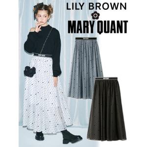 Lily Brown / リリーブラウン( MARY QUANT) デイジードットスカート  23秋...