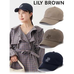 Lily Brown  リリーブラウン 'LB刺繍キャップ''' 23秋冬【LWGH234328】帽子 (50%OFF&PT5)｜hearty-select