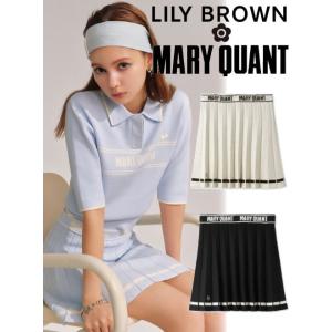 Lily Brown/リリーブラウン MARY QUANT　ニットプリーツSK  24春夏 LWNS241120 (8%OFF&PT5倍)｜Hearty Select Yahoo店