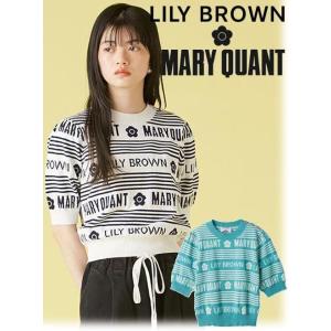 ■美品 LILY BROWN×MARY QUANT デイジークロップドスウェット LILY BROWN Lily Brown /リリーブラウン MARY QUANT デイジー