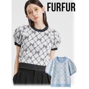 FURFUR / ファーファーリボン柄ジャガードトップス  24春夏. RWNT242045 (11%OFF&PT5倍)｜hearty-select