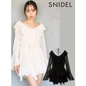 SNIDEL (セール50%OFF) snidel / スナイデル ショルダーリボンアシメ
