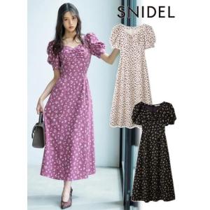 SNIDEL（スナイデル） Sustainableプリーツプリントワンピース